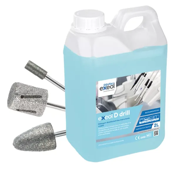 DETERGENT DESINFECTANT DES INSTRUMENTS ROTATIFS EXEOL D DRILL
