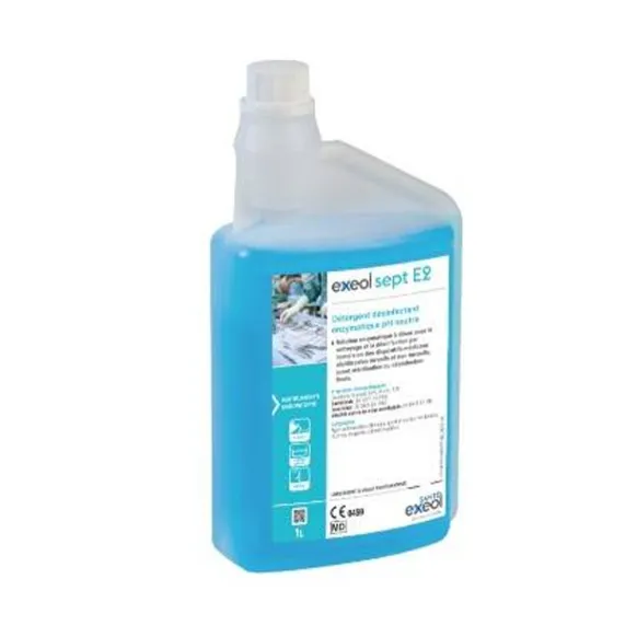 DÉTERGENT DÉSINFECTANT ENZYMATIQUE PH NEUTRE EXEOL SEPT E2