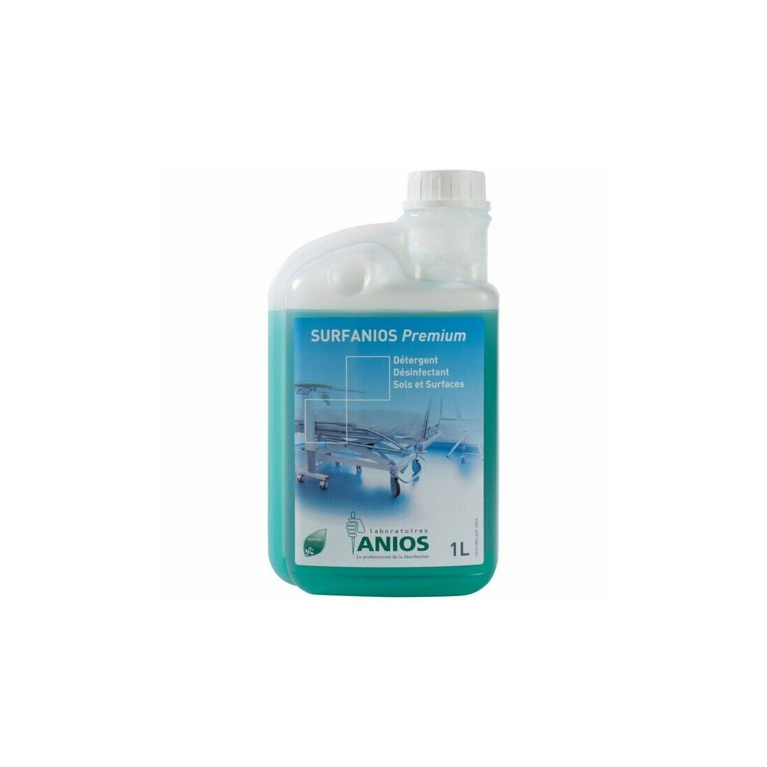 Detergent Desinfectant Sols et Surfaces Surfanios Premium