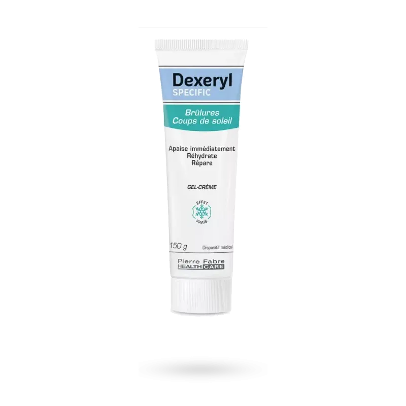 Dexeryl specific gel-crème brûlures et coups de soleil - Tube 150 g