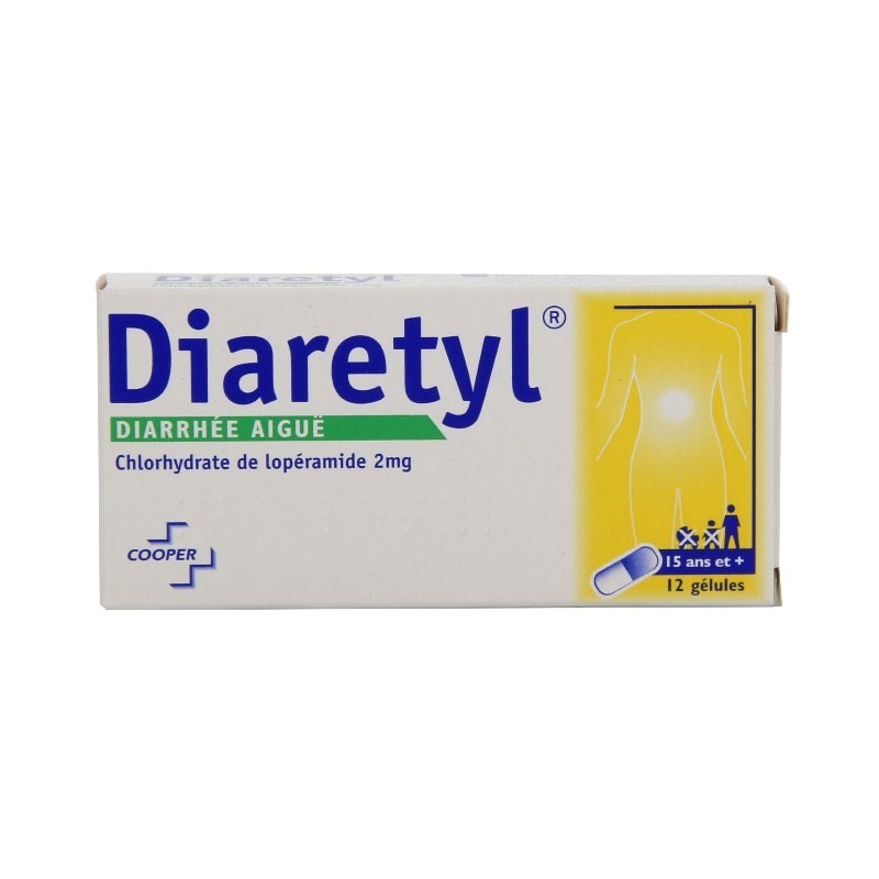 Pharmacie Bastille - Diaretyl 2mg 12 gélules
