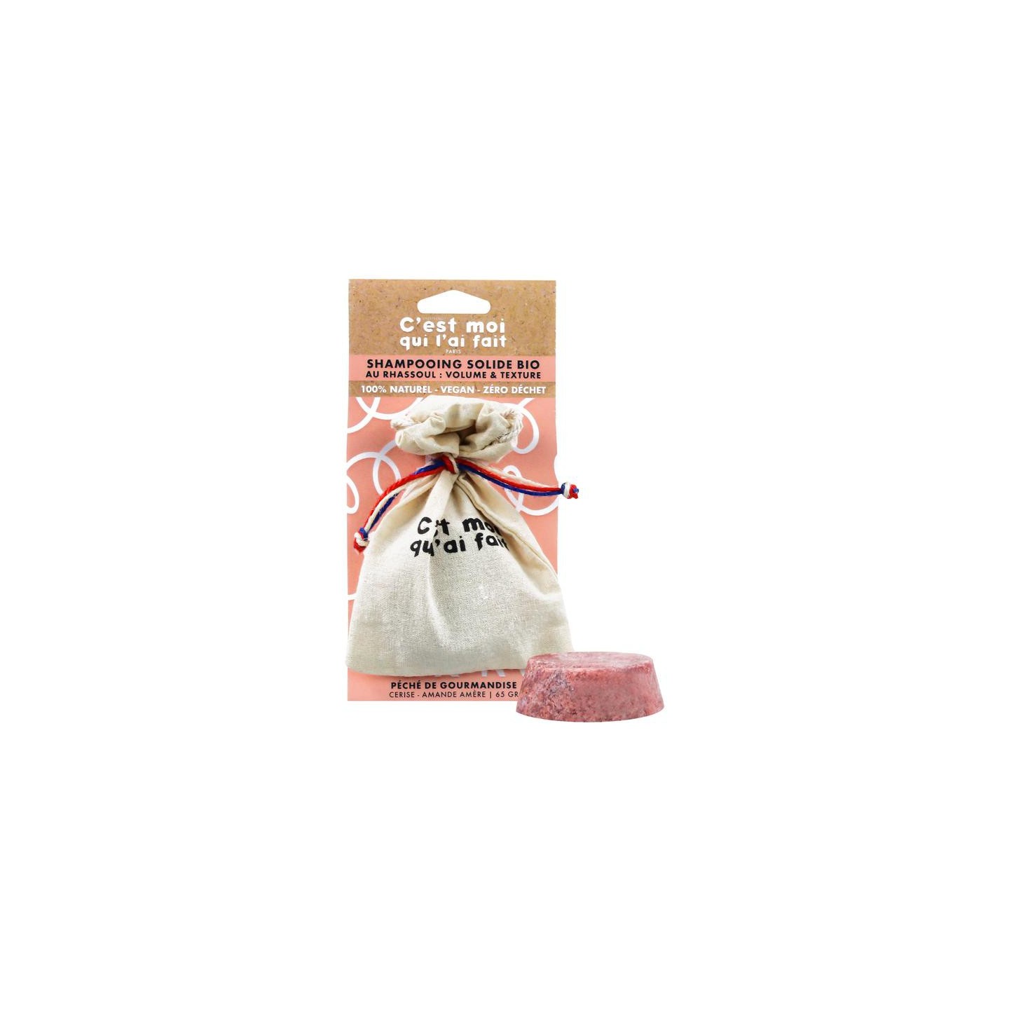 Dietworld Shampooing solide Bio au Rhassoul - 65g