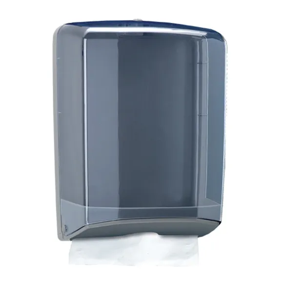 DISTRIBUTEUR ESSUIE-MAINS CRISTAL FUME ABS