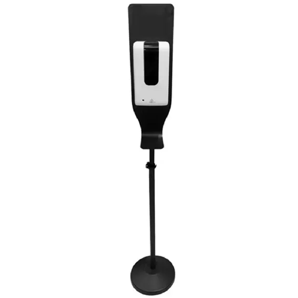 DISTRIBUTEUR GEL HYDROALCOOLIQUE SUR PIED "DESIGN BLACK"