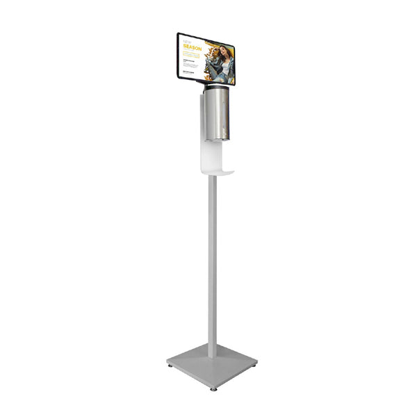 Distributeur électronique sur pied inox