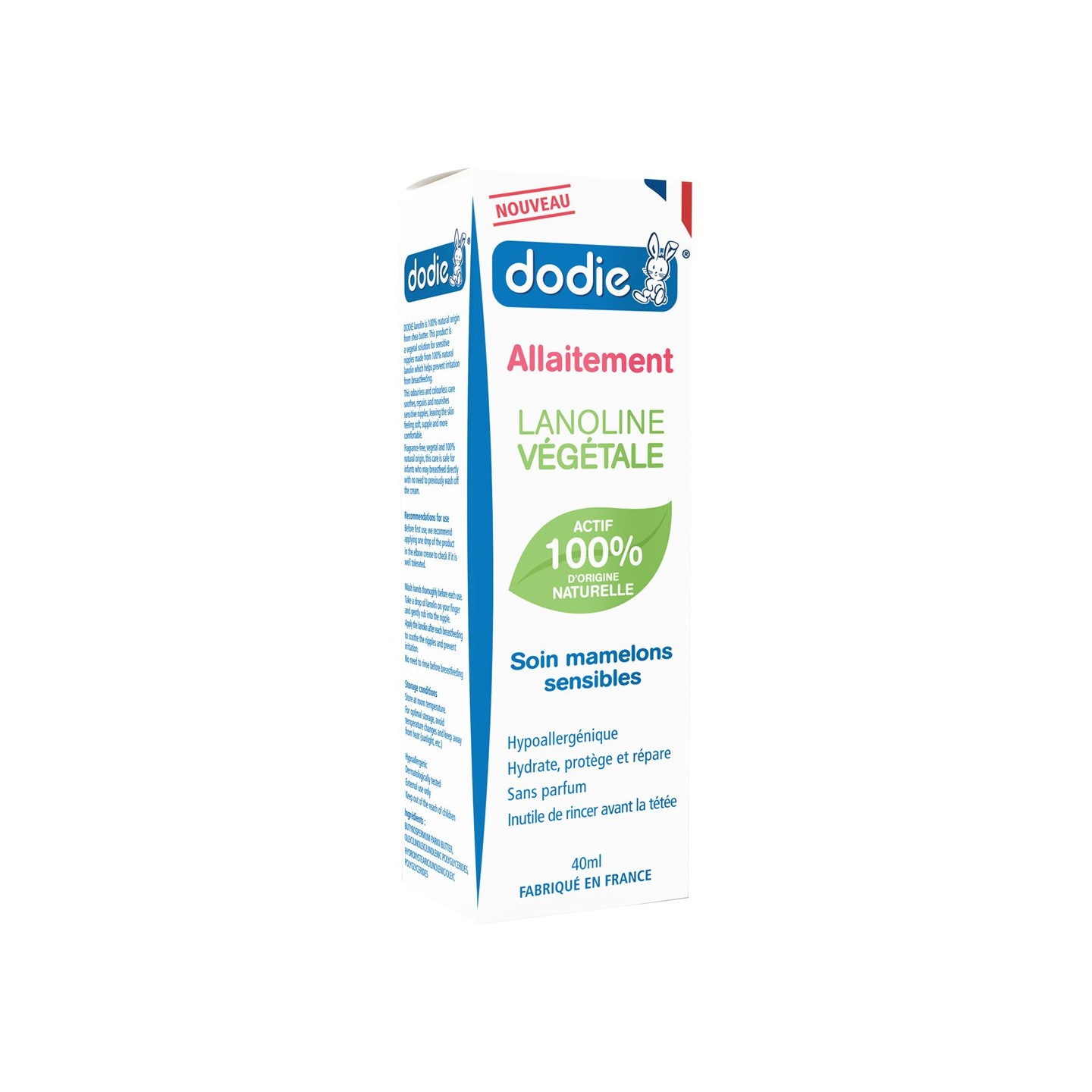 Dodie Allaitement Lanoline végetale Soin 40ml