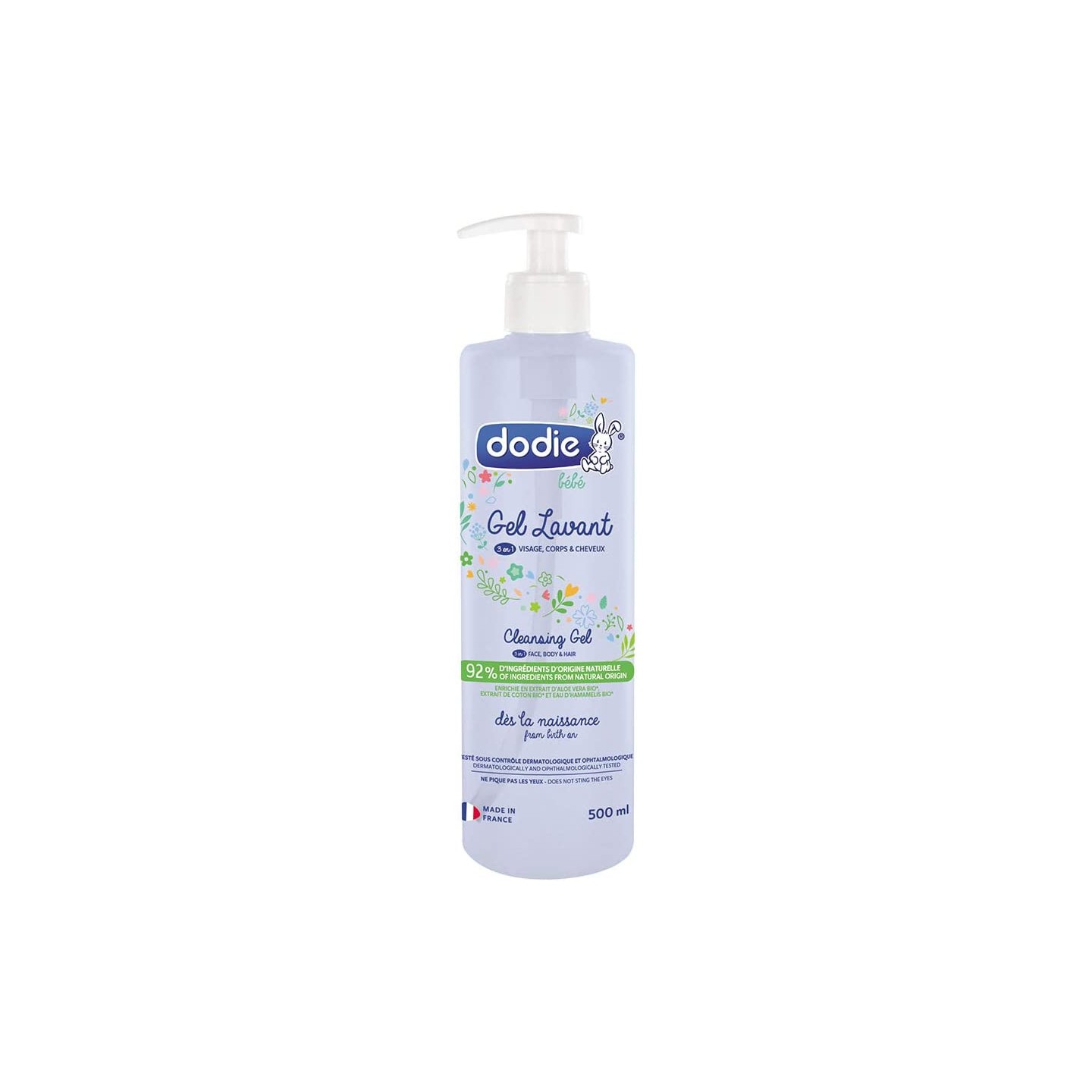 Dodie Bébé Gel lavant 3 en 1 - 500ml