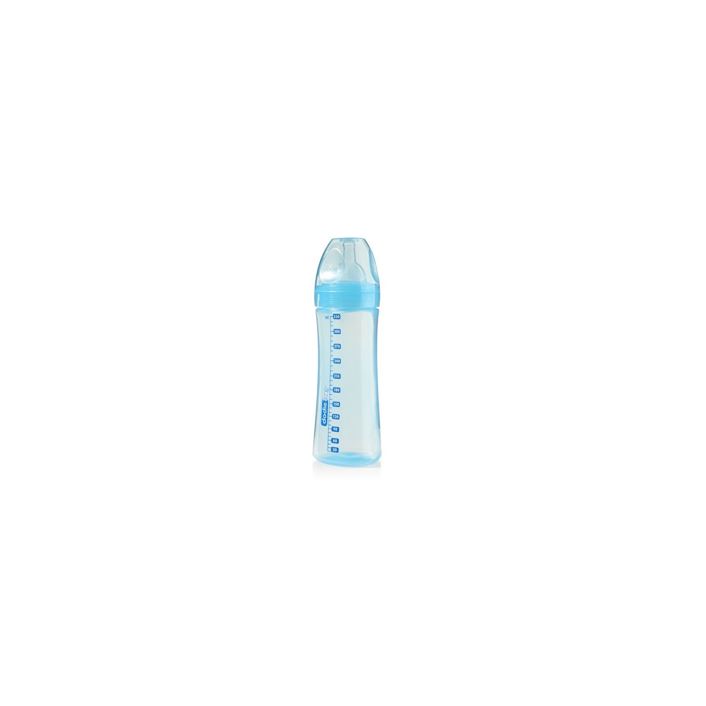 Dodie Biberon Evolution Lagoon 330ml - tétine silicone