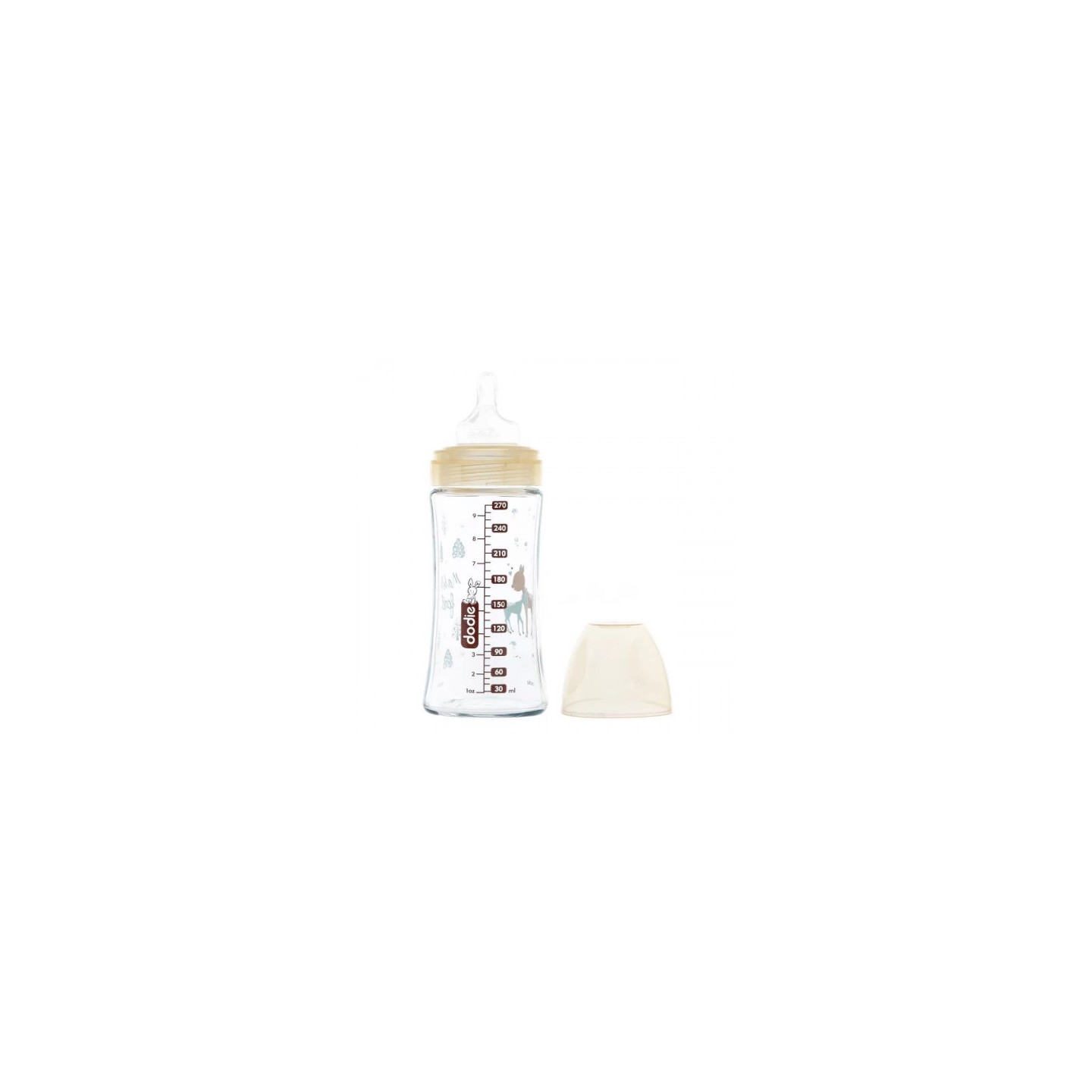 Dodie Biberon Verre Sensation+ 270 ml Débit 2 0-6 Mois