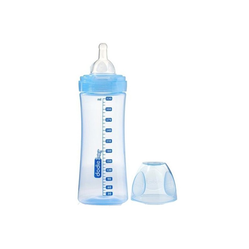 Pharmacie Bastille - Dodie biberon évolution+ bleu 330ml
