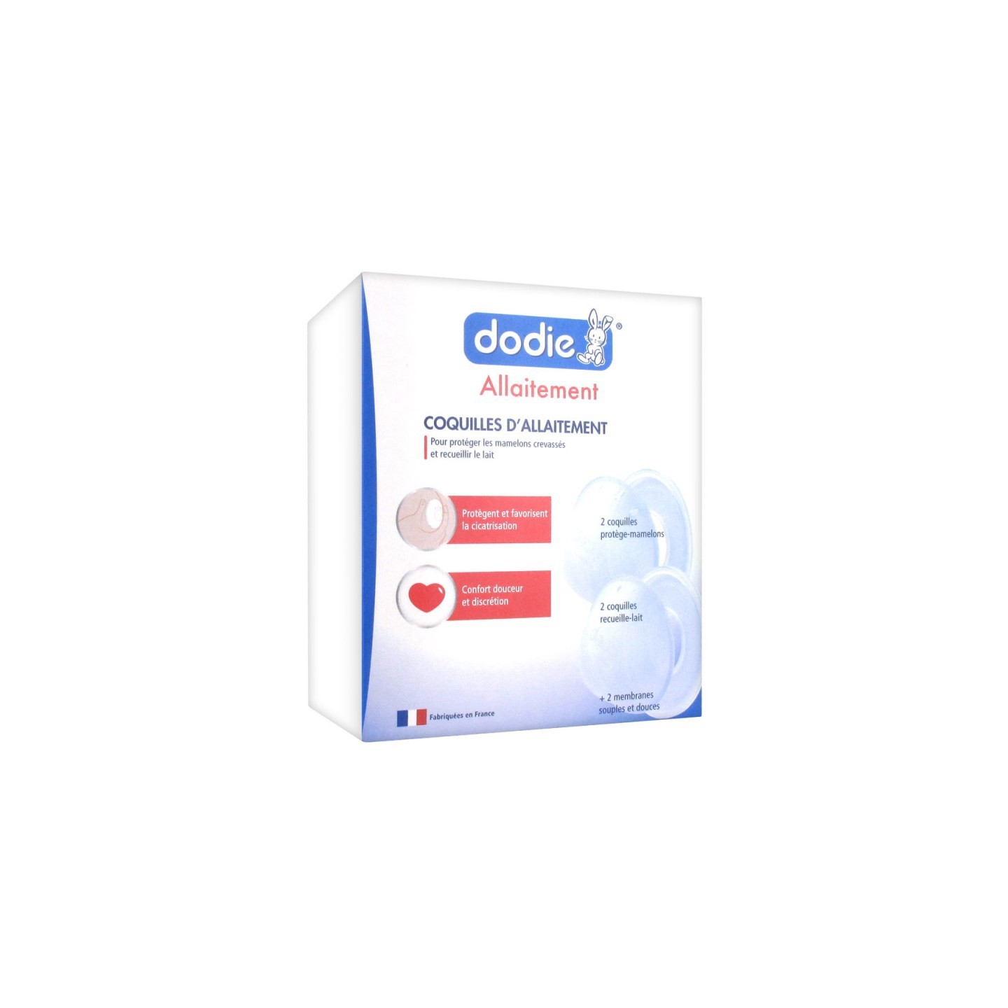 Dodie Coquilles d’allaitement - 2 lots de 2 coquilles