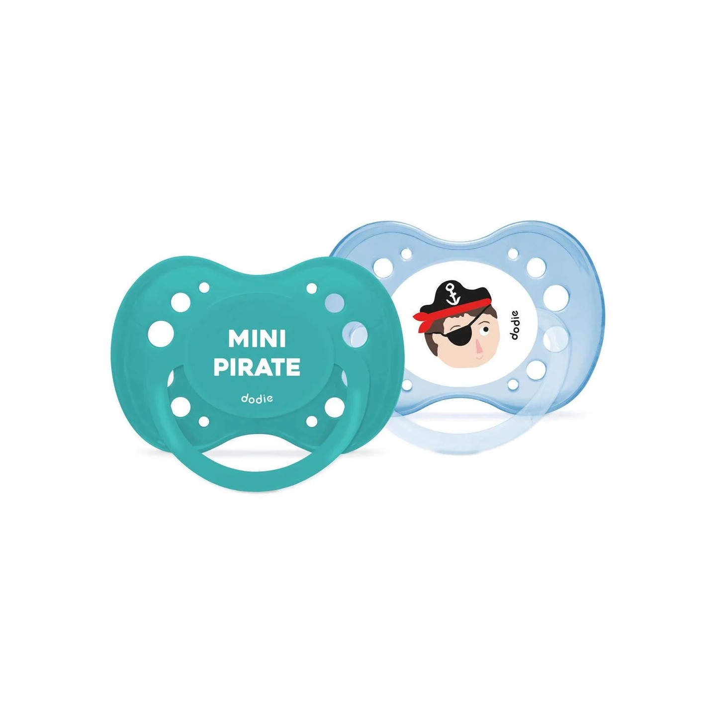 Dodie Sucettes anatomiques en silicone 6m+ "Garçon" - Lot de 2