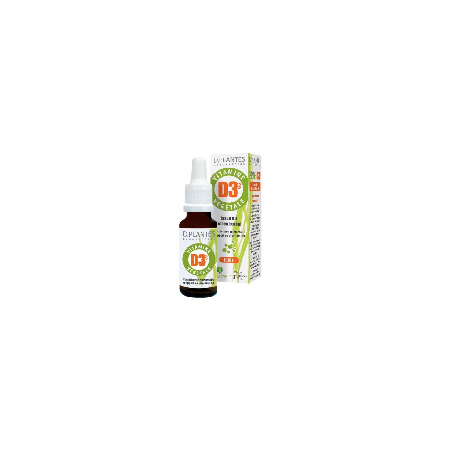 D.Plantes Vitamine D3++ Végétale - 20 ml