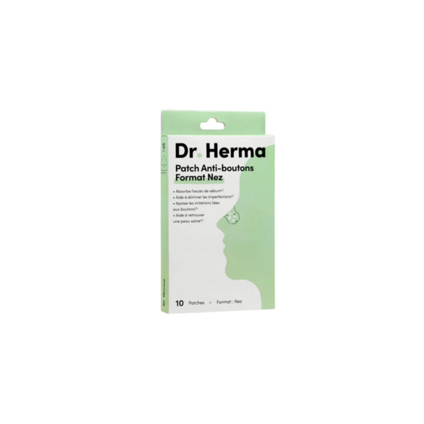 Dr. Herma Patch anti-bouton - Format nez - 10 patchs