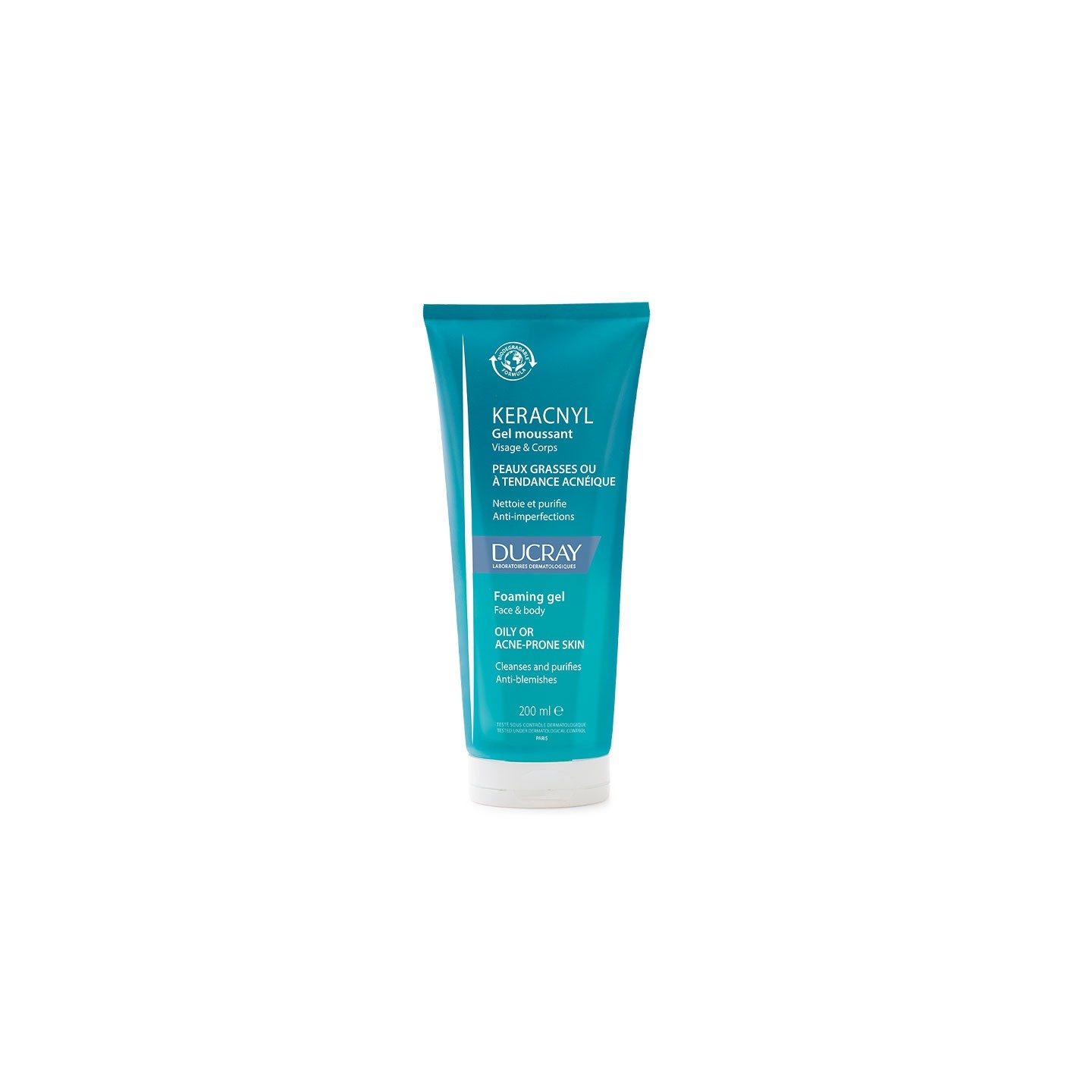 Ducray Keracnyl Gel moussant - 200ml
