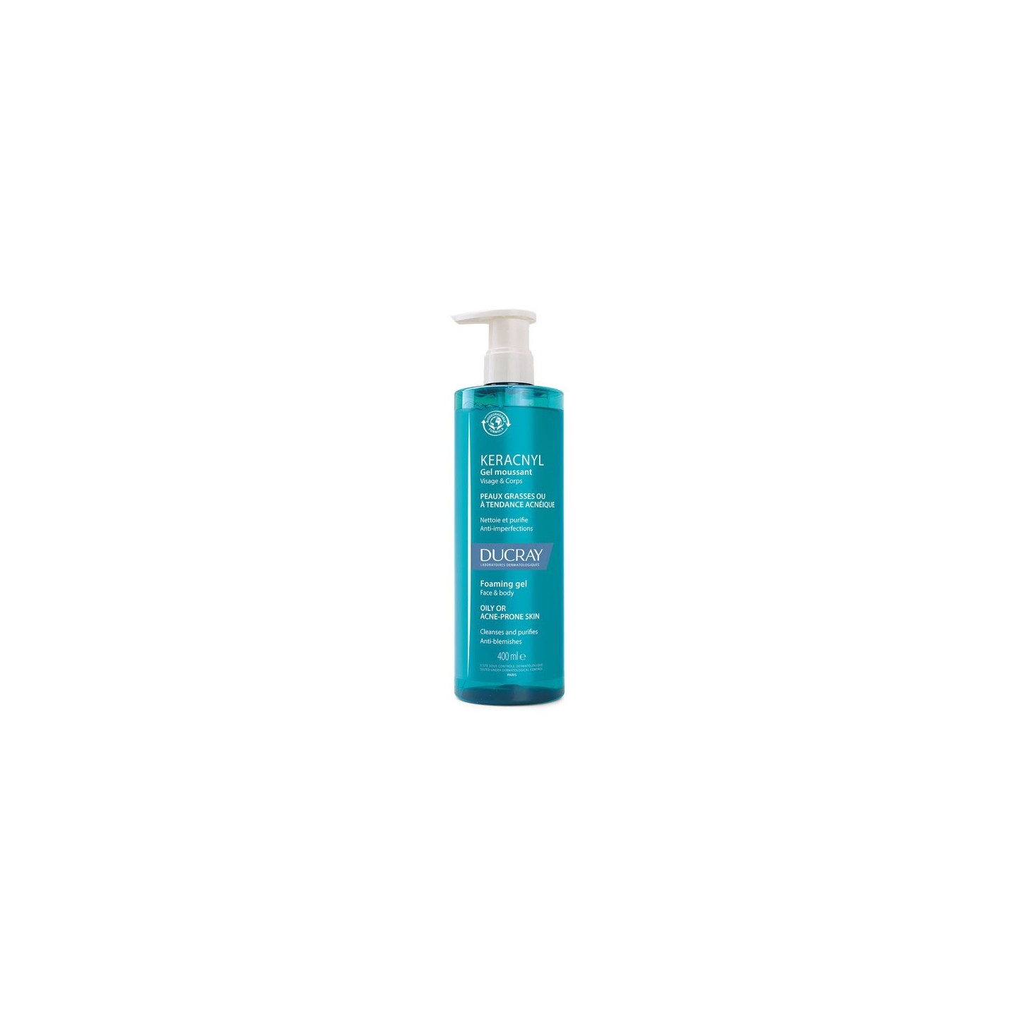 Ducray Keracnyl Gel moussant - 400ml