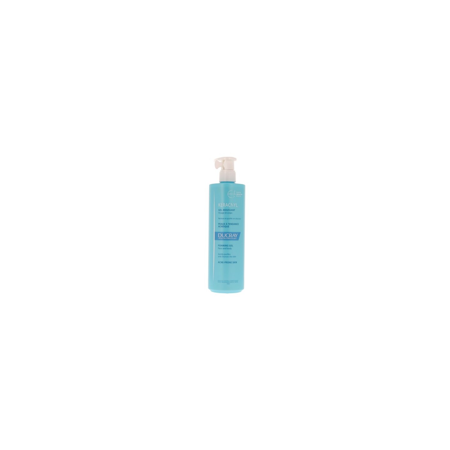 Ducray keracnyl gel moussant visage et corps 400ml