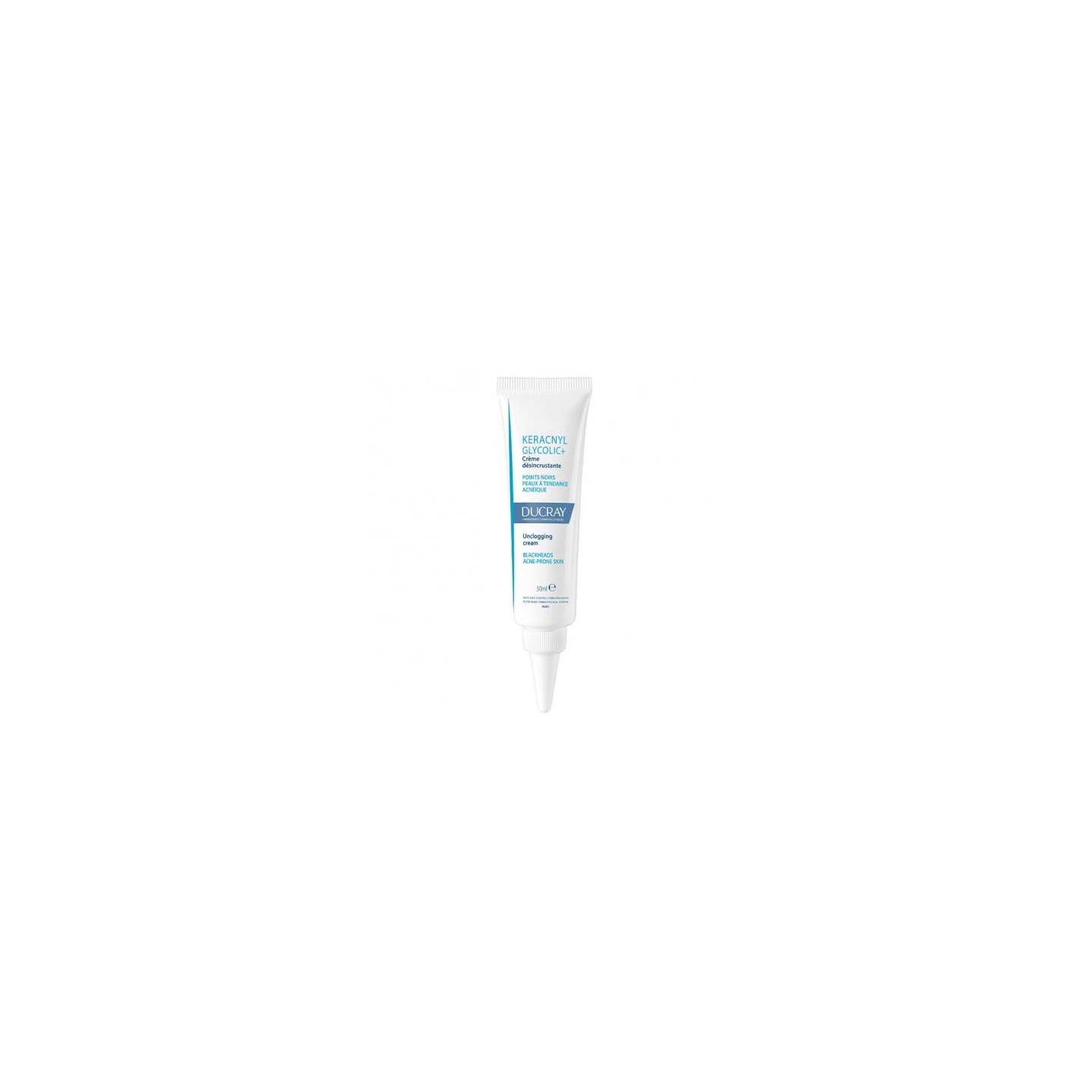 Ducray Keracnyl Glycolic+ Crème désincrustante - 30ml