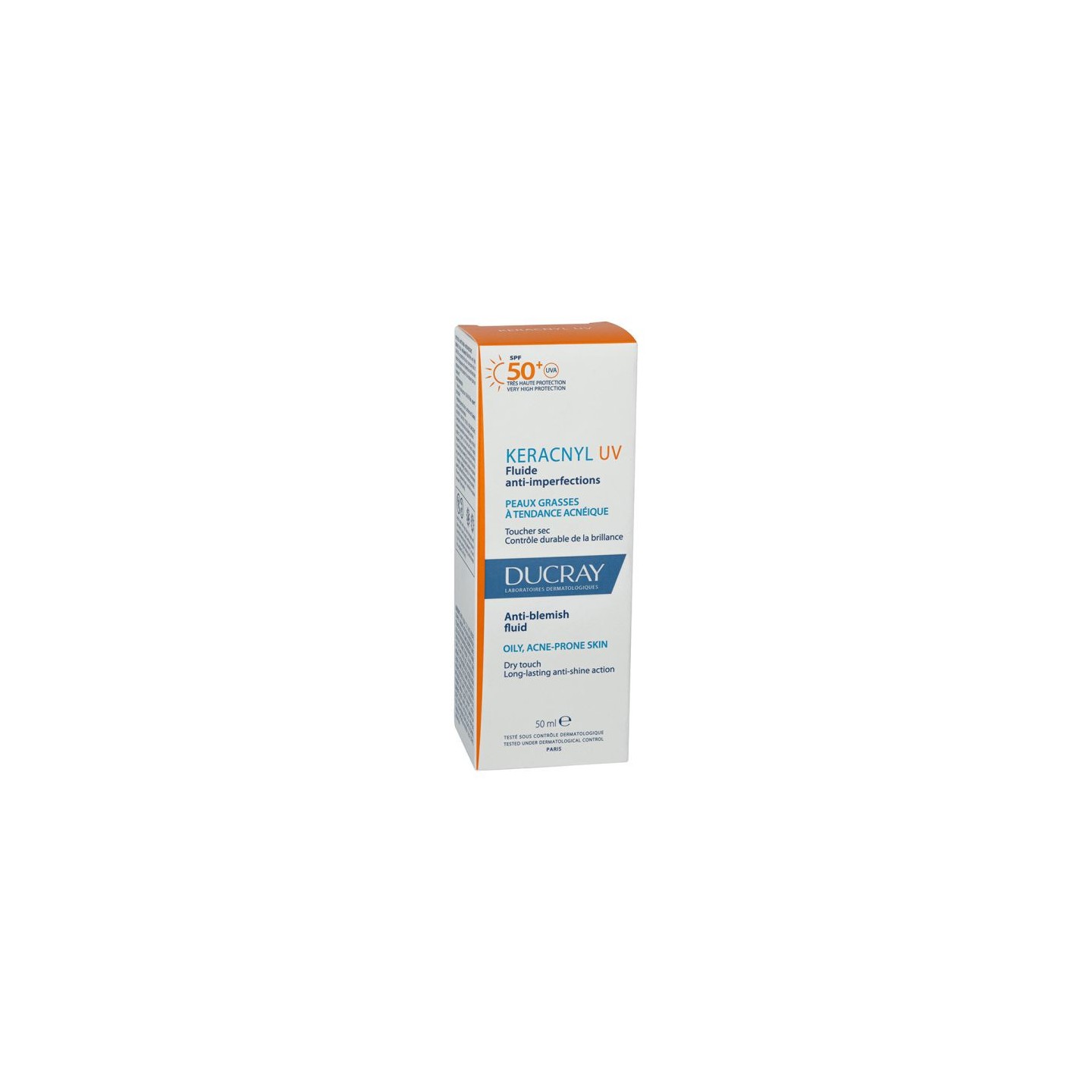 Ducray Keracnyl UV Fluide anti-imperfections SPF 50+ - 50ml