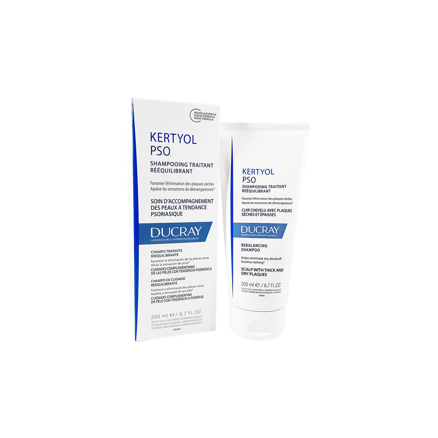 Ducray Kertyol PSO shampooing traitant rééquilibrant - 200 ml