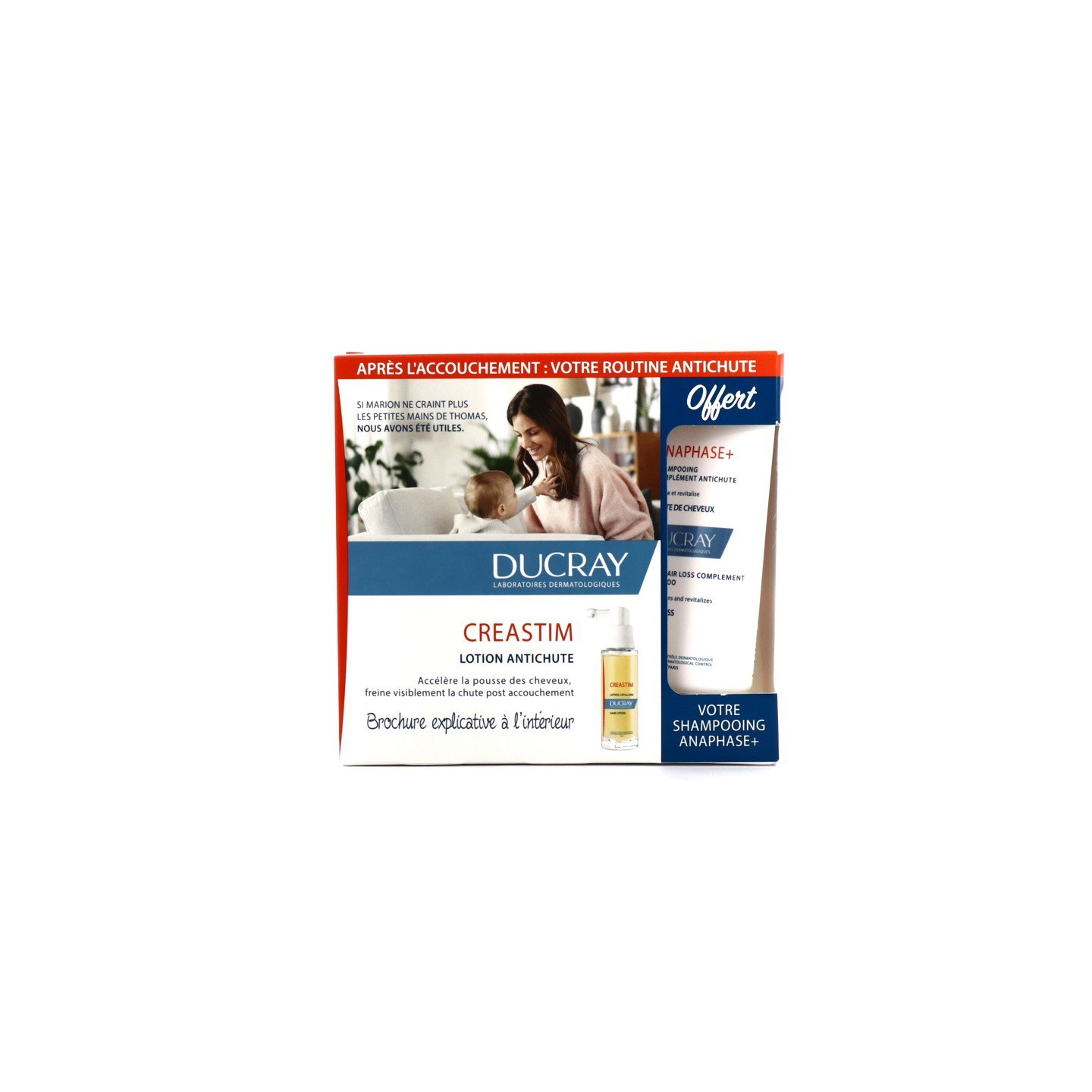 Ducray Kit Creastim antichute x 3 soins