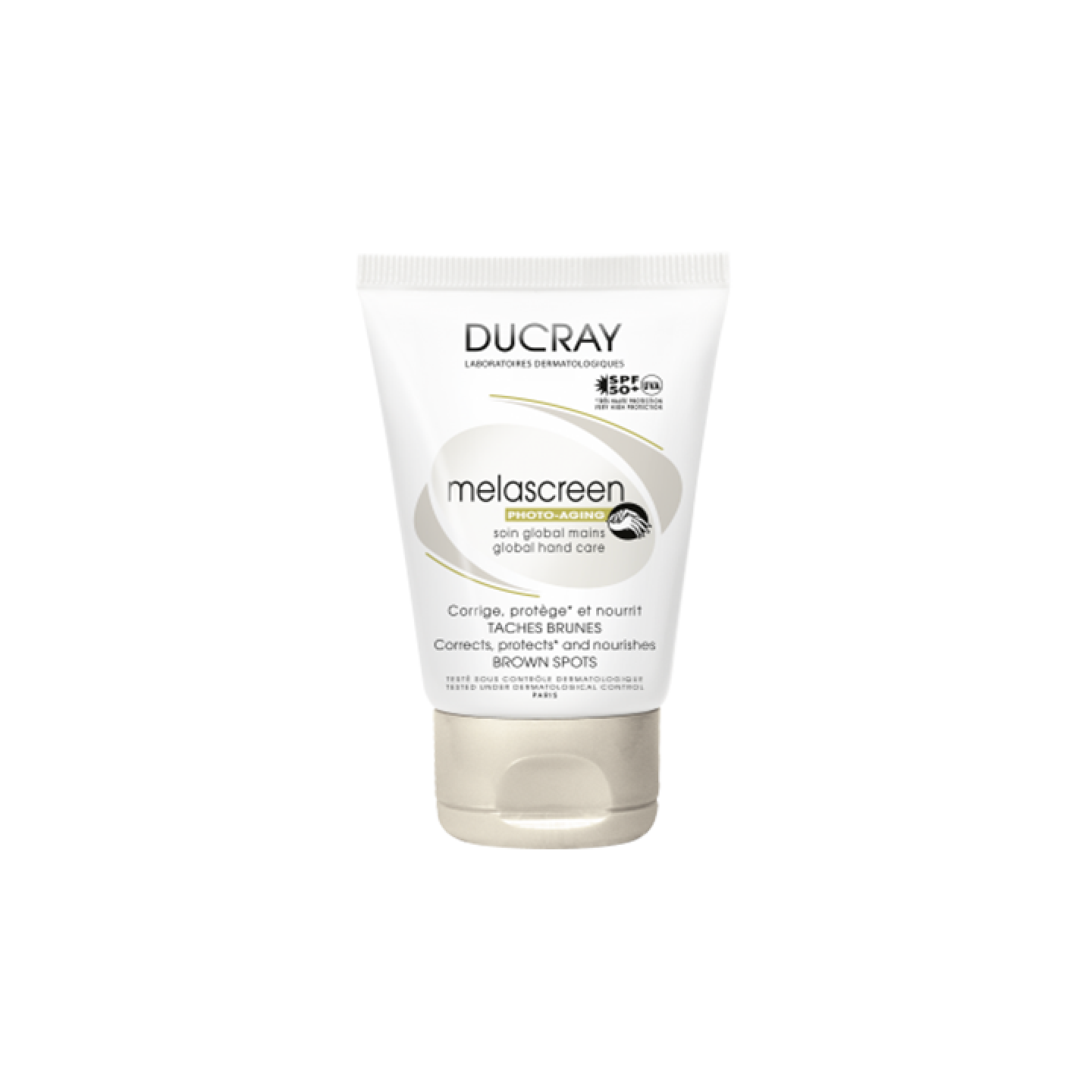 Ducray melascreen soin global mains spf50+ 50ml