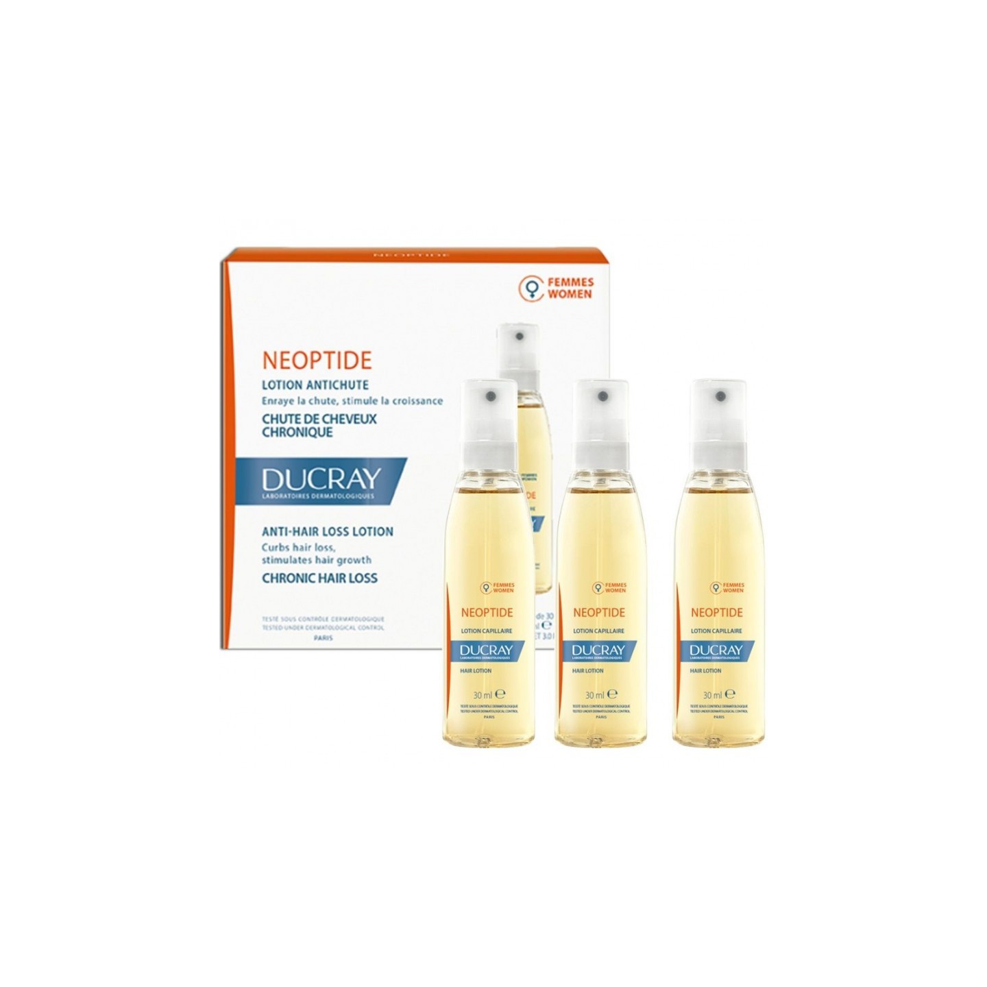 Ducray Neoptide Lotion antichute femme - 3 x 30ml