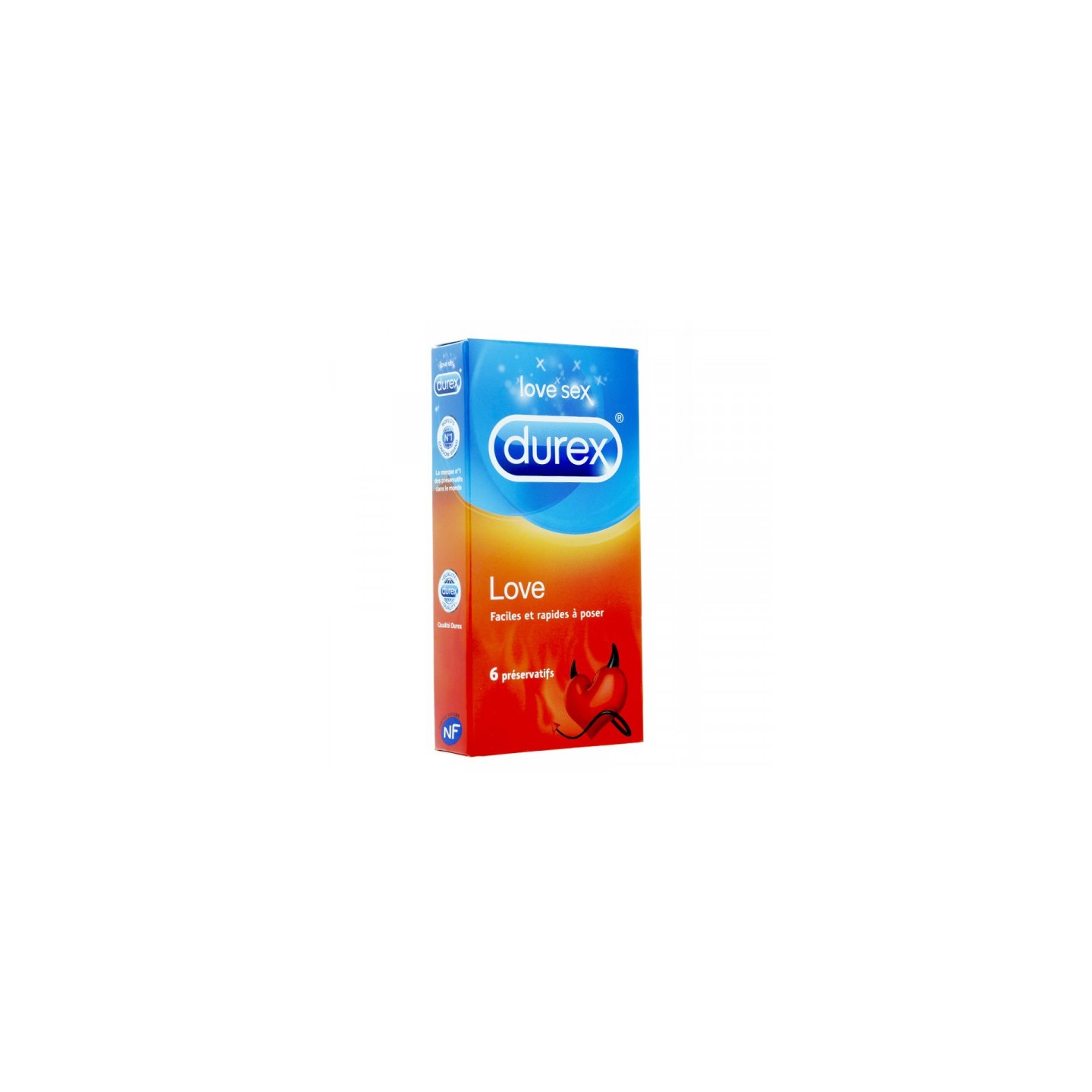 DUREX Préservatifs Love boîte de 6