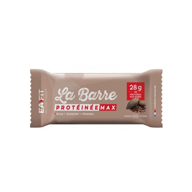 Pharmacie Bastille - Eafit la barre protéinée max chocolat 60g