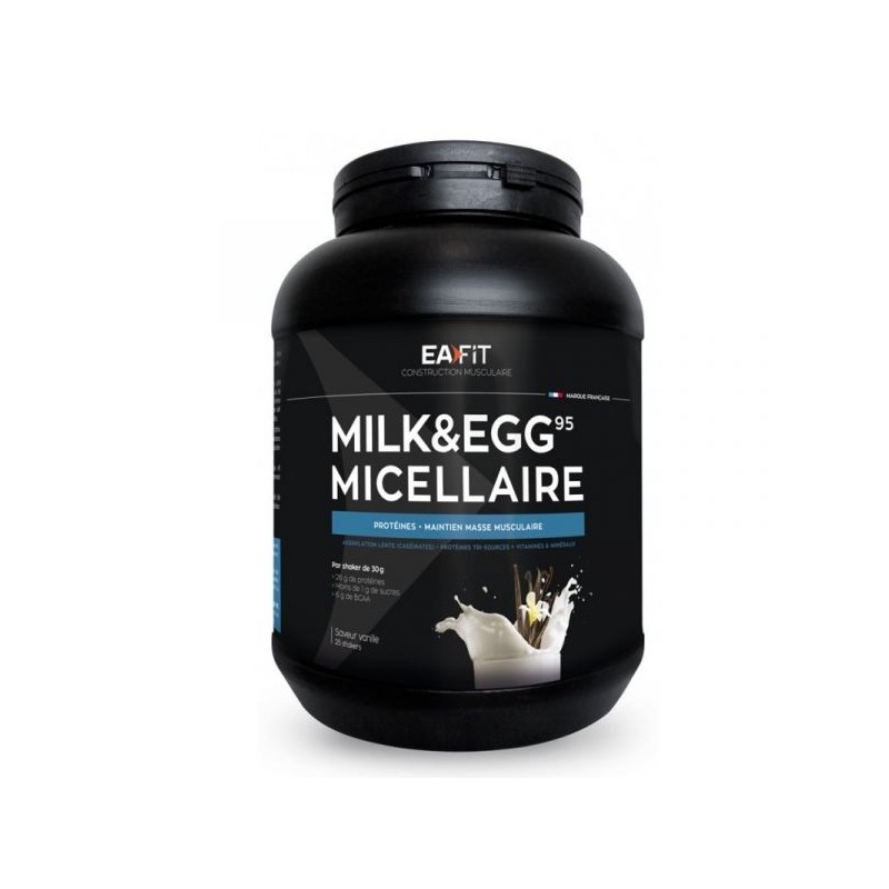 Pharmacie Bastille - Eafit milk & egg 95 micellaire vanille 750g