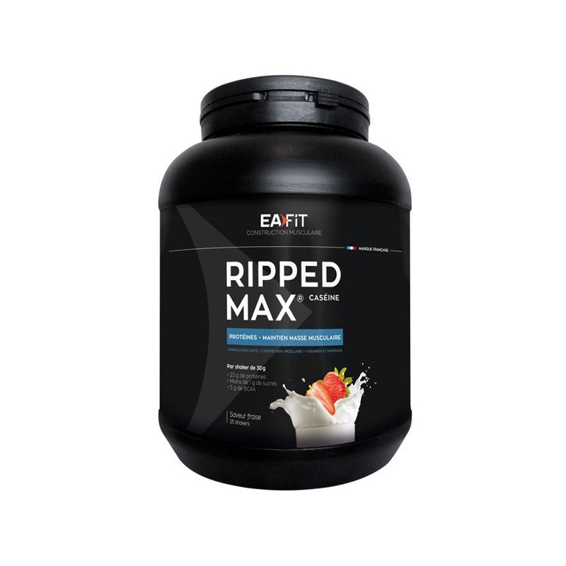Pharmacie Bastille - Eafit ripped max caséine fraise 750g