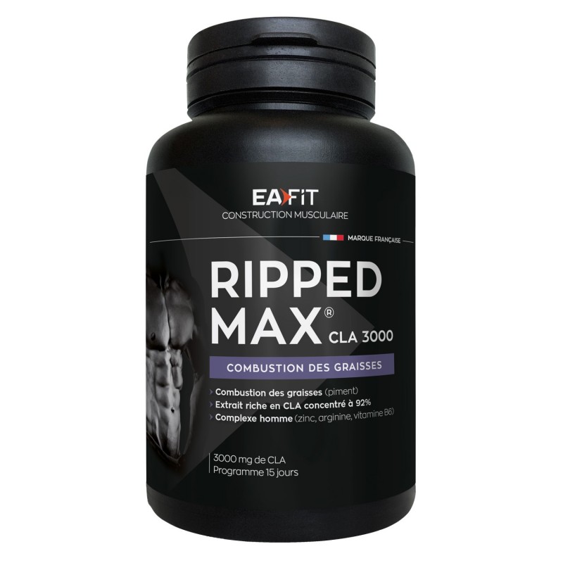 Pharmacie Bastille - Eafit ripped max CLA 3000 60 capsules 98g