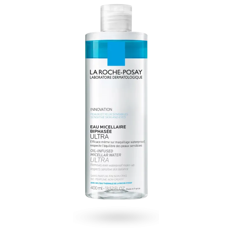 Eau Micellaire Biphasée ULTRA visage La Roche Posay - 400 ml