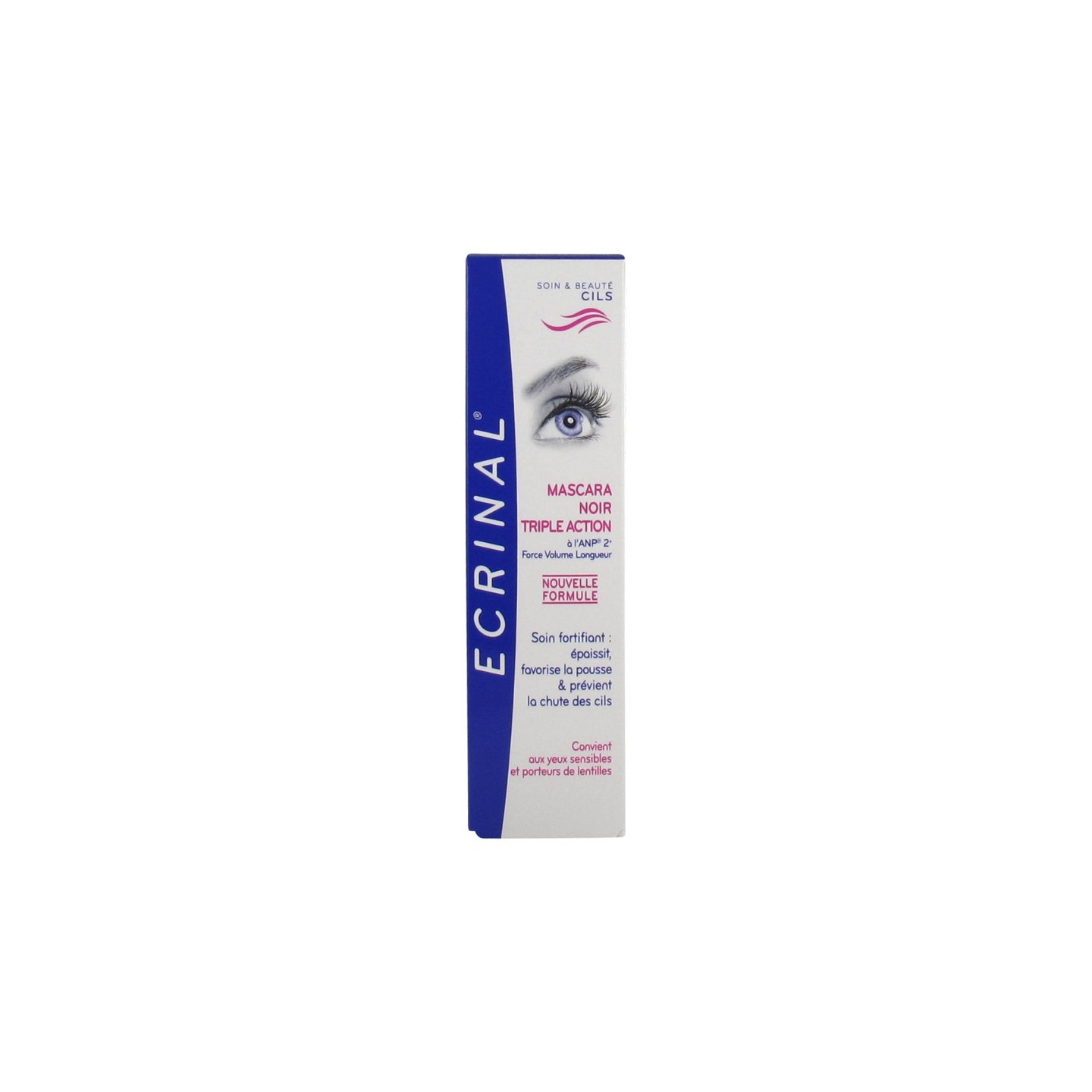 Ecrinal Mascara noir triple action à l'ANP 2+ - 7ml