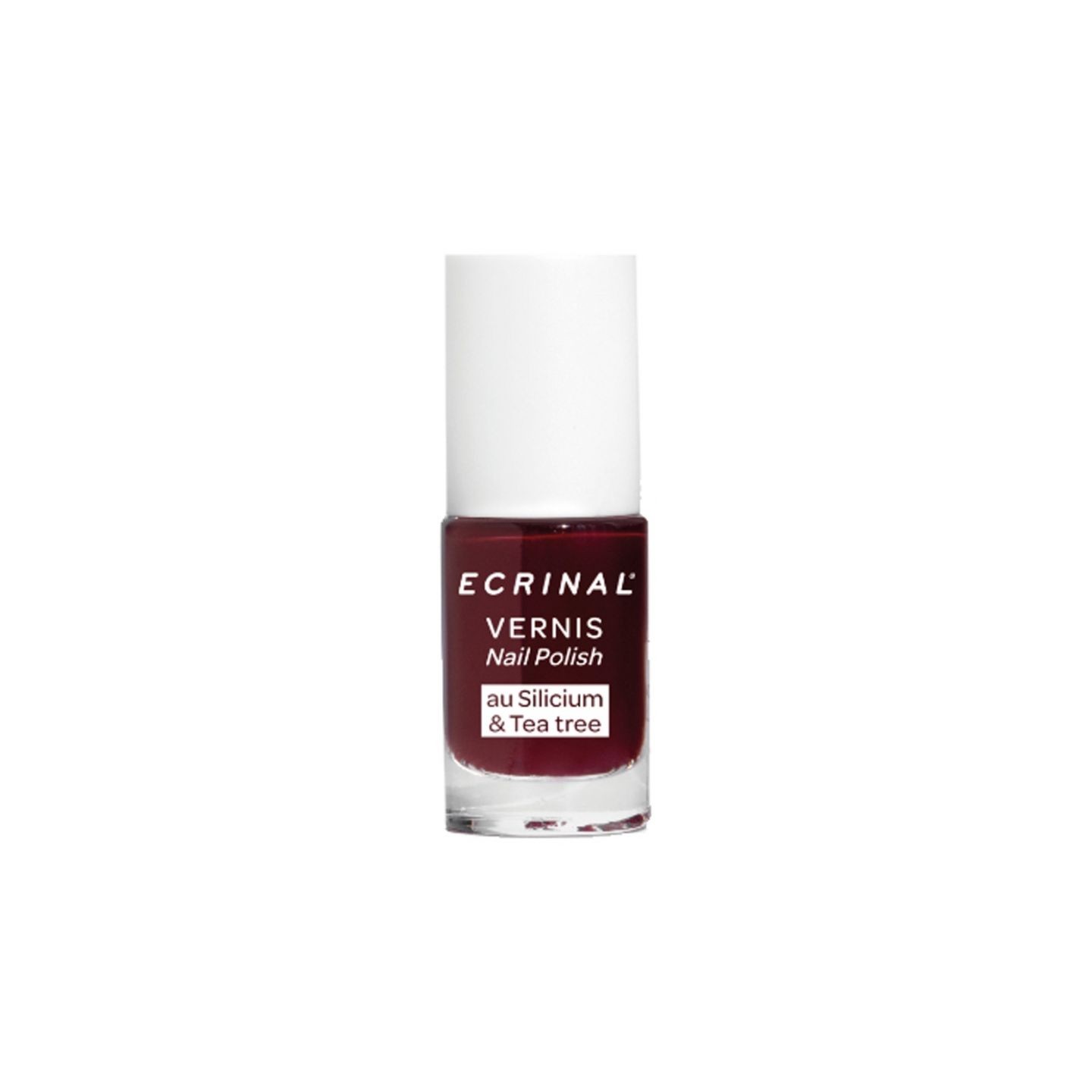 Ecrinal Vernis Silicium + Tea Tree Rouge Cerise - 5ml