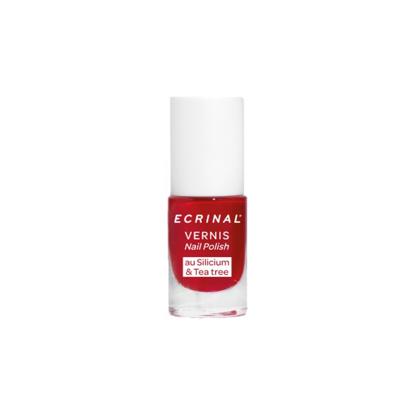 Ecrinal Vernis Silicium + Tea Tree Rouge Passion - 5ml