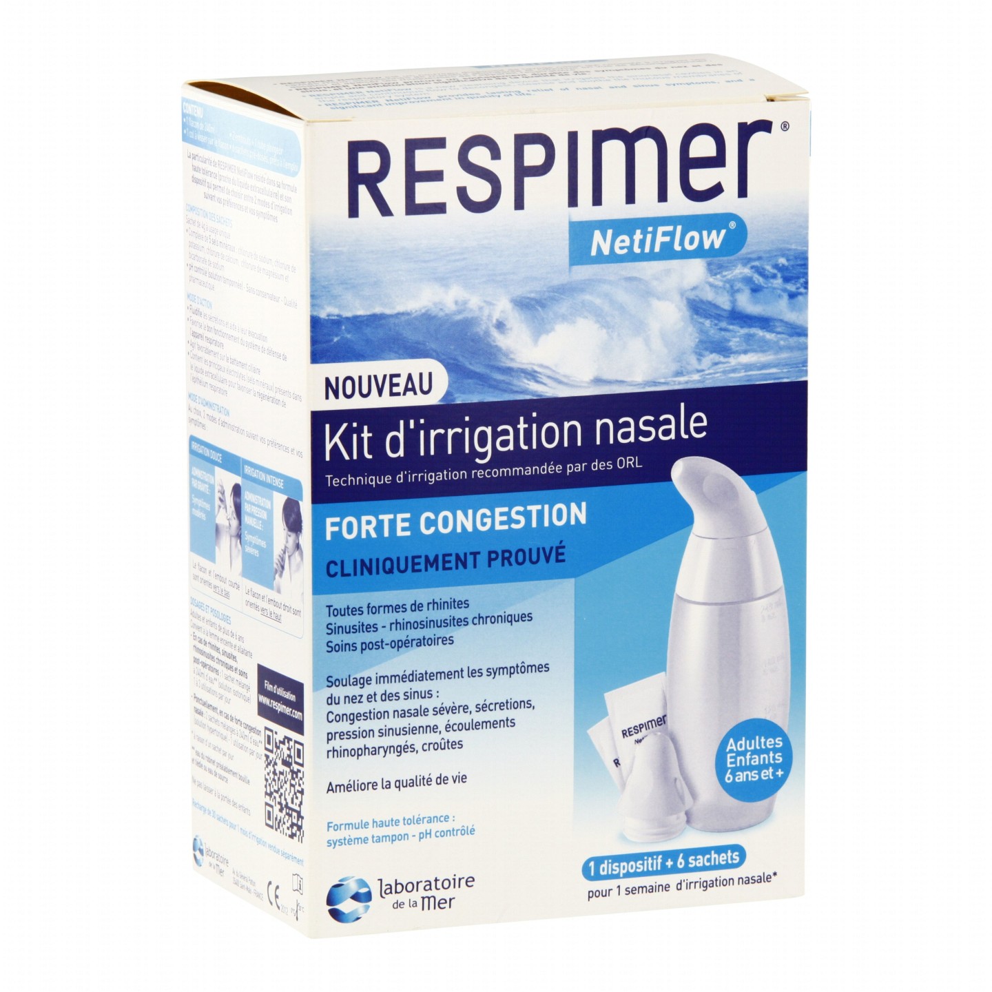 Respimer kit d'irrigation nasale