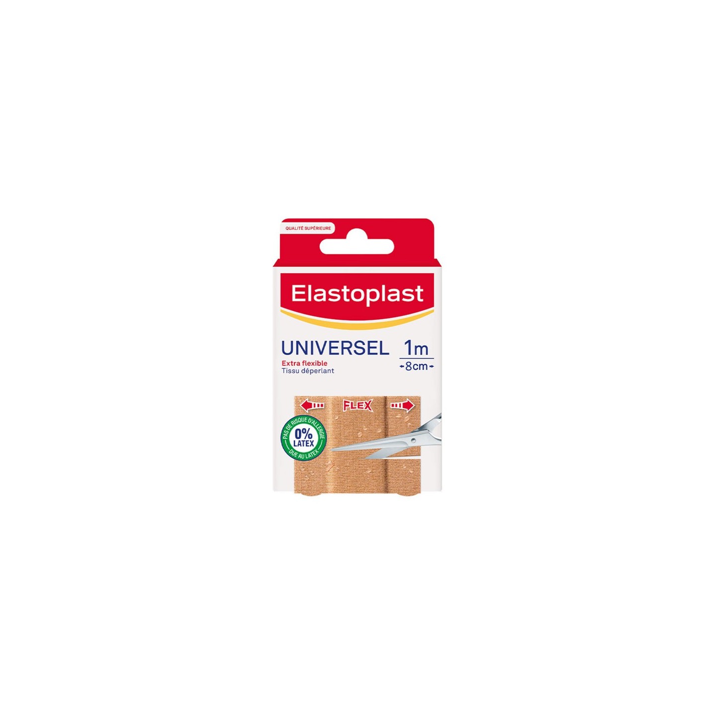 Elastoplast Bande à découper tissu - 1 m x 8 cm