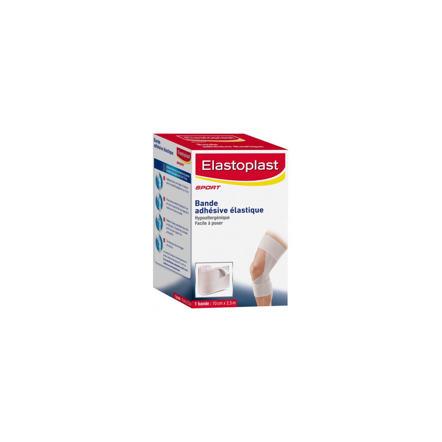Elastoplast Bande adhésive élastique - 10 cm x 2.5 m