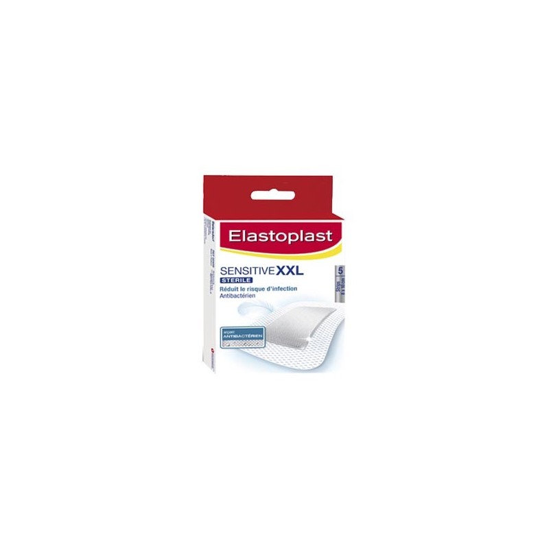Pharmacie Bastille - Elastoplast sensitive xxl 5 pansements 8x10cm