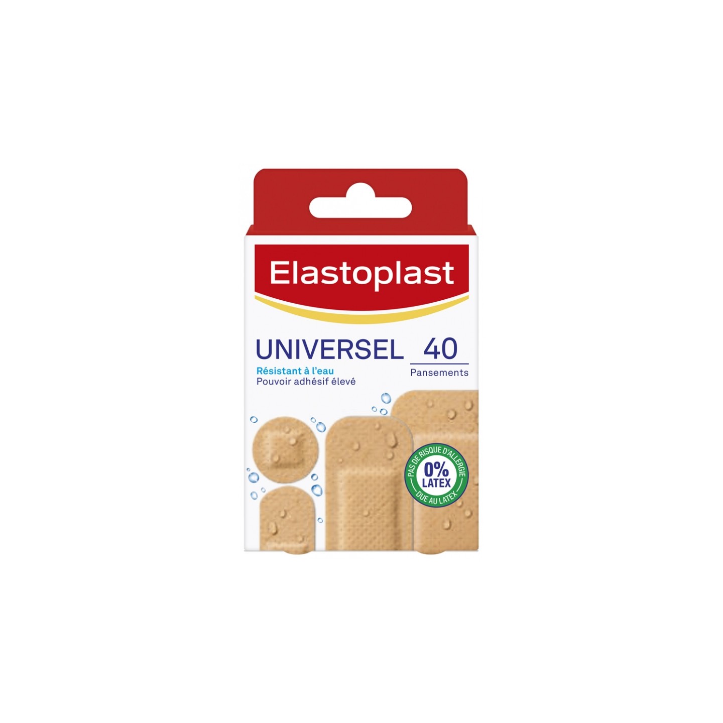 Elastoplast Pansements universel résistant à l'eau - 40 pansements