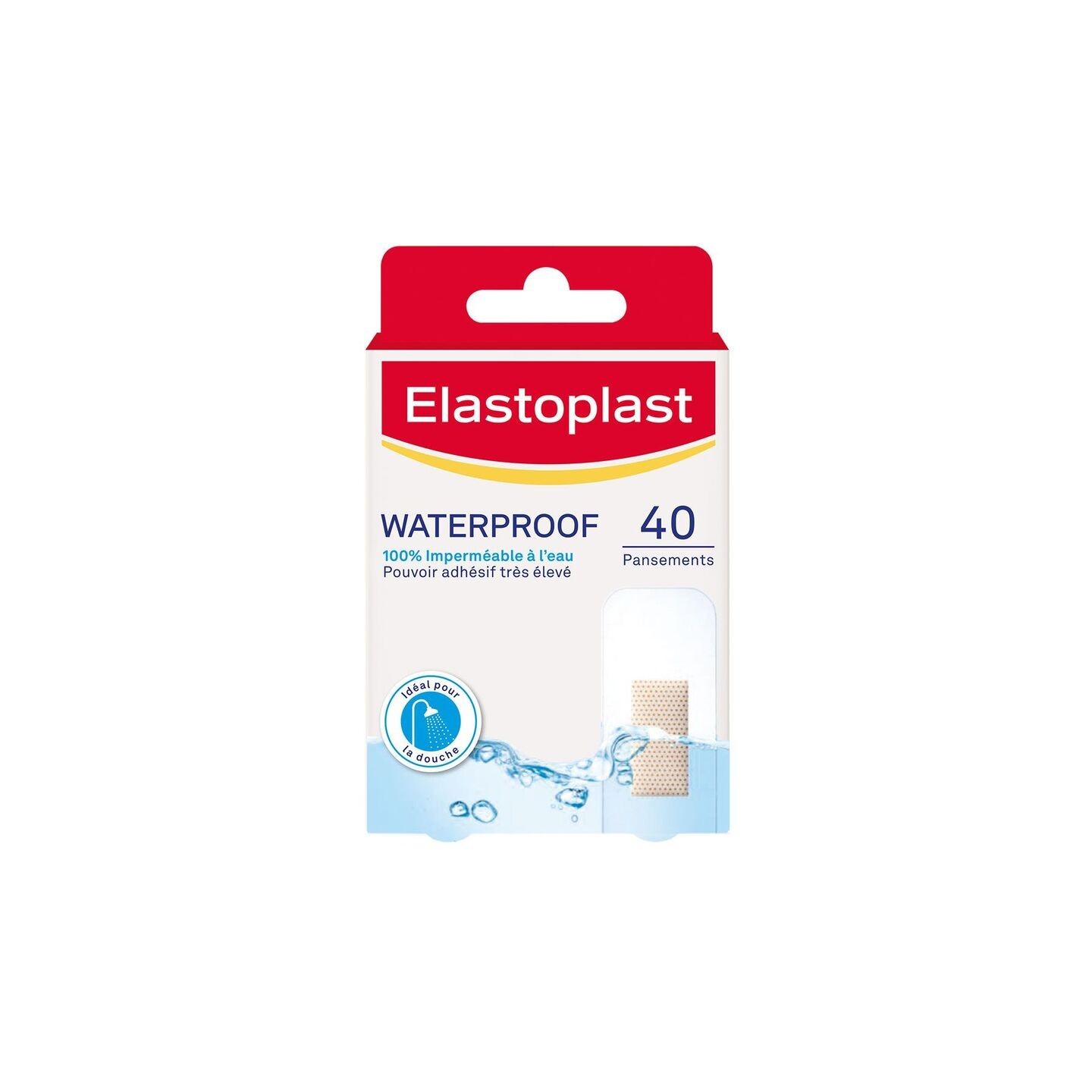 Elastoplast Pansements Waterproof 100% imperméables x 40