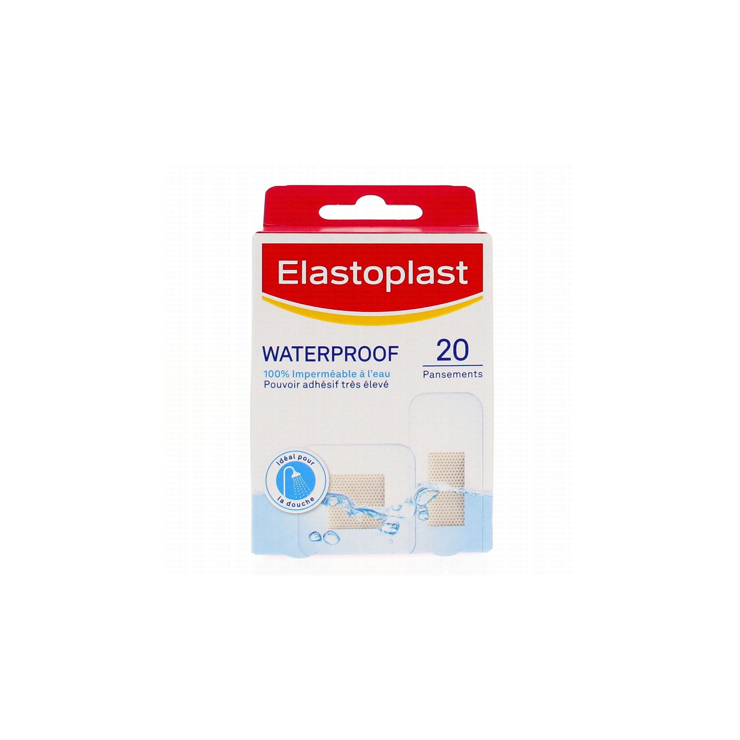 Elastoplast Pansements Waterproof 100% imperméables x20