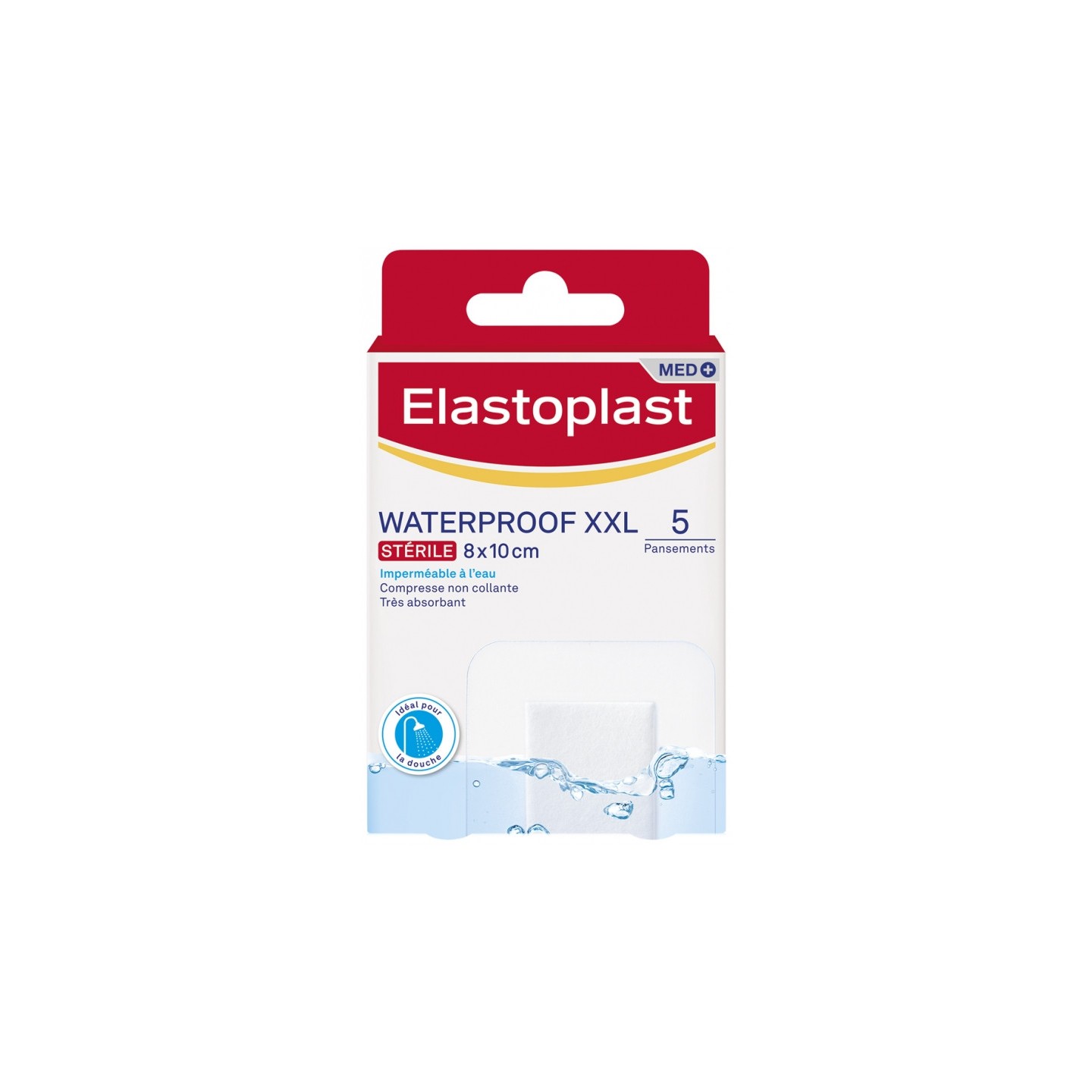 Elastoplast Pansements Waterproof XXL stérile x 5 pansements