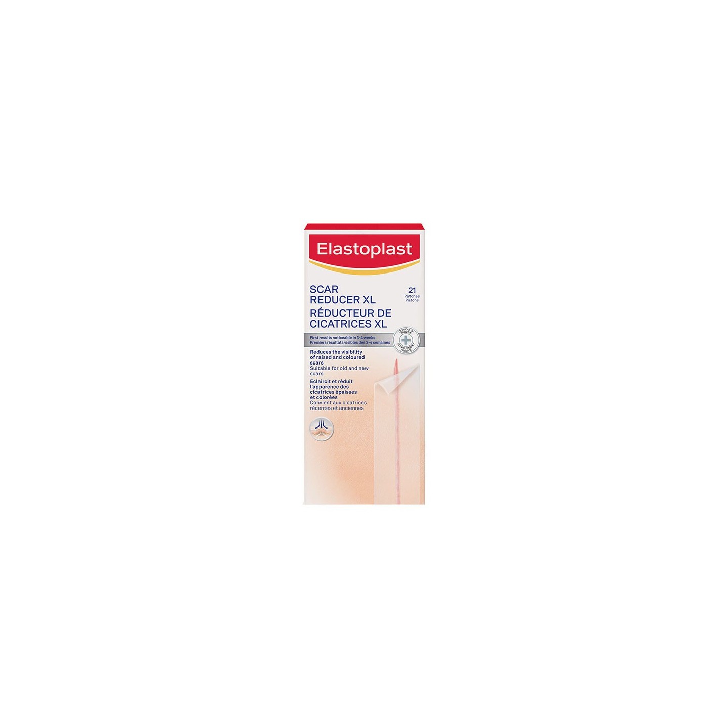 Elastoplast Réducteur de cicatrices XL - 21 pansements transparents