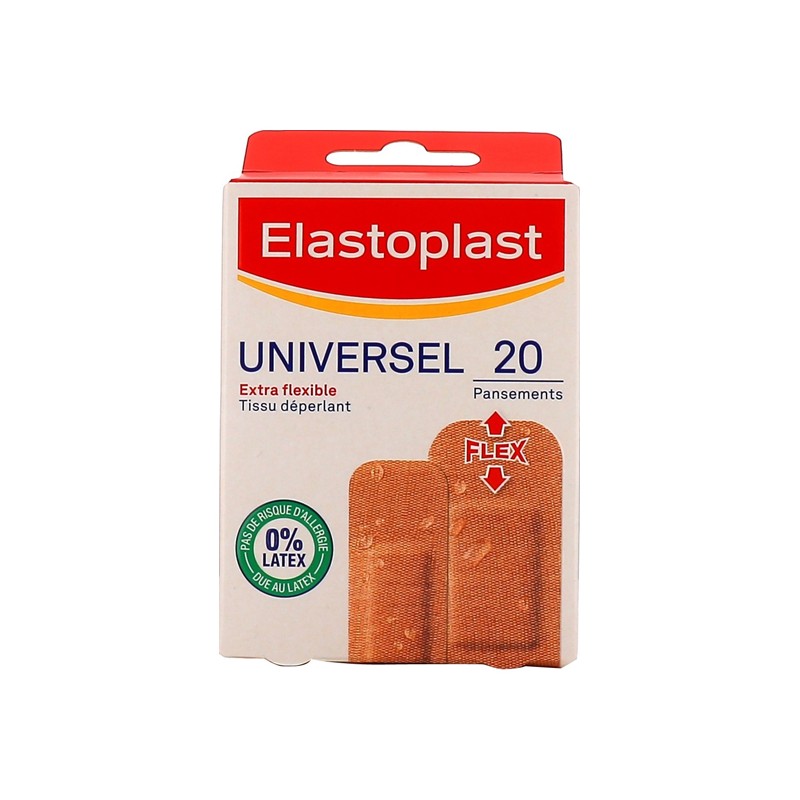 Pharmacie Bastille - Elastoplast Universel extra flexible tissu 20 pansements