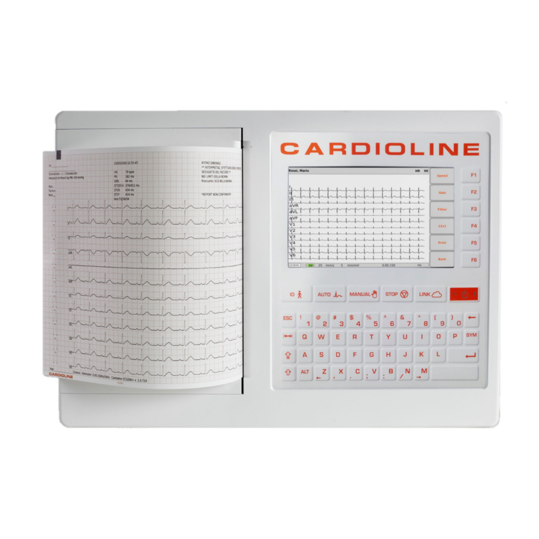 Electrocardiographe ECG Cardioline ECG200+
