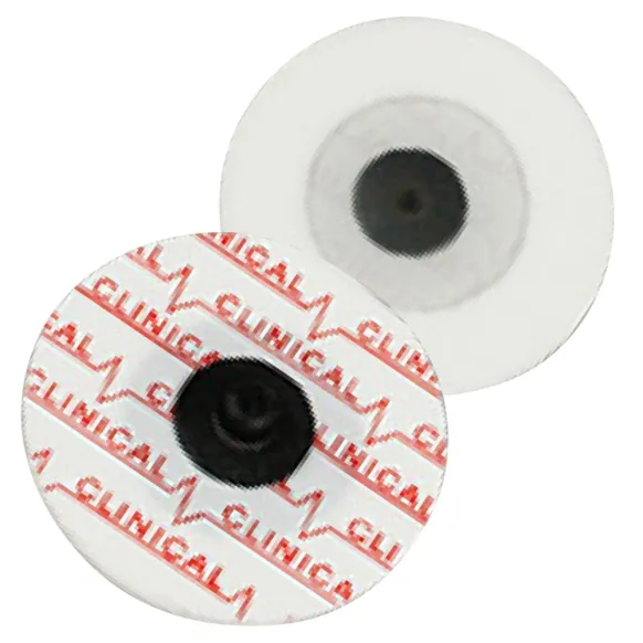 ÉLECTRODES ECG MOUSSE PRESSION - RADIOTRANSPARENTE