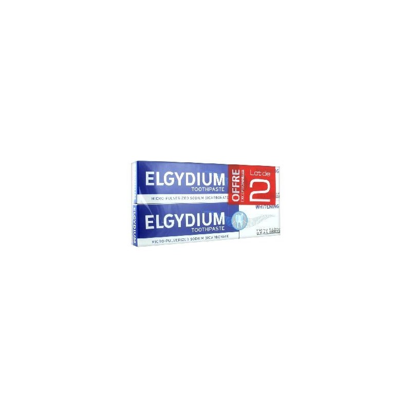 Pharmacie Bastille - Elgydium Blancheur Lot de 2 x 75 ml