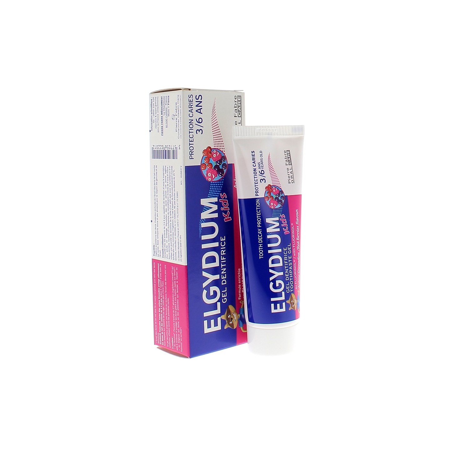 Elgydium Kids Dentifrice enfant à la grenadine - 50ml